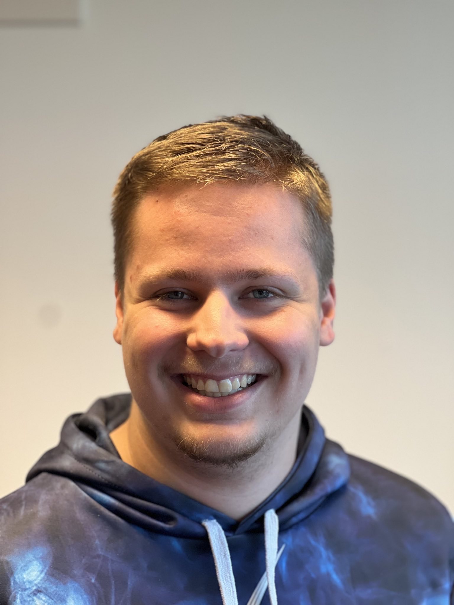 Portrait shot of a handsome male in his early twenties